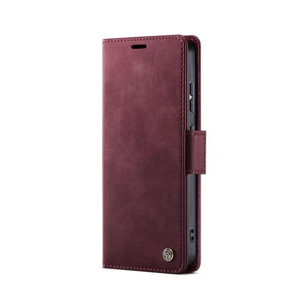 „CaseMe“ Retro Skin Case - burgundy (Galaxy S26 Ultra)