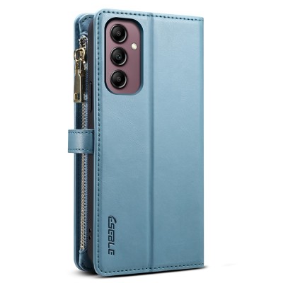 "ESEBLE" Solid Case with Detachable Wallet - Blue (Galaxy A54)