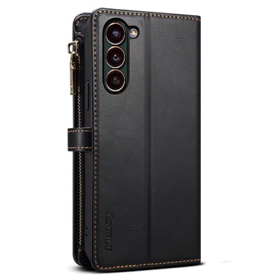"ESEBLE" Solid Case with Detachable Wallet - Black (Galaxy S24)