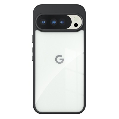 "Mofan" Clear Hard Silicone (TPU) Case - Black (Pixel 10 Pro XL)