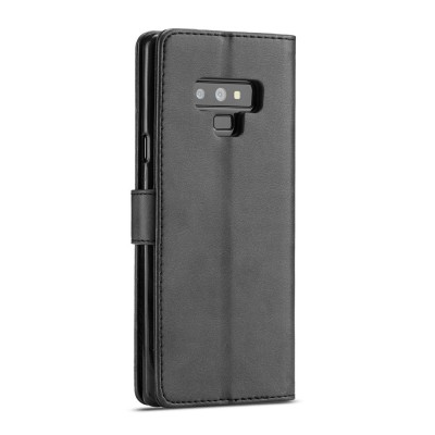 "LC.IMEEKE" Flip Book Case - Black (Galaxy Note 9)