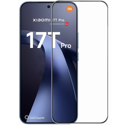 "Rurihai" full coverage protective screen glass 2.5D - black corners (Xiaomi 17T)