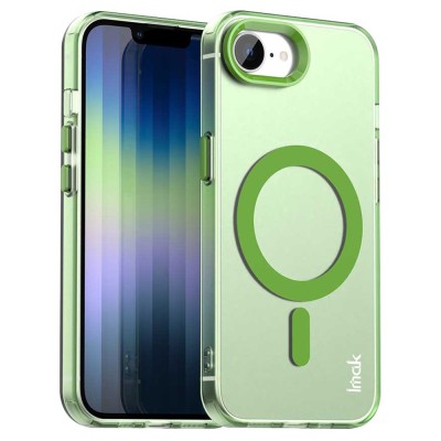 "IMAK" Candy MagSafe Matte Hard Silicone (TPU) Case - Green (iPhone 17e / 16e)
