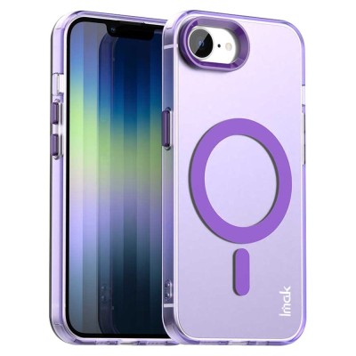 "IMAK" Candy MagSafe Matte Hard Silicone (TPU) Case - purple (iPhone 17e / 16e)