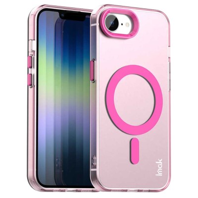 "IMAK" Candy MagSafe Matte Hard Silicone (TPU) Case - pink (iPhone 17e / 16e)