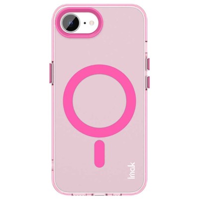"IMAK" Candy MagSafe Matte Hard Silicone (TPU) Case - pink (iPhone 17e / 16e)
