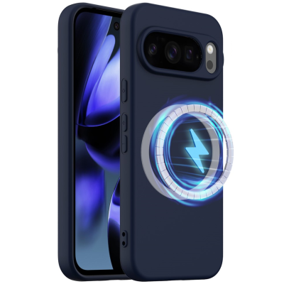 "Shell" MagSafe Hard Silicone (TPU) Case Cover - dark blue (Pixel 10 Pro XL)