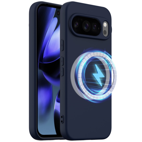 "Shell" MagSafe Hard Silicone (TPU) Case Cover - dark blue (Pixel 10 Pro XL)