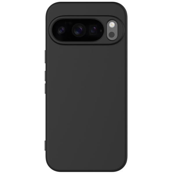 "Shell" hard silicone (TPU) case - black (Pixel 10 Pro XL)
