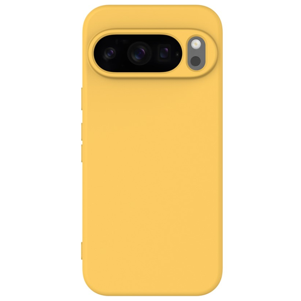 "Shell" hard silicone (TPU) case - yellow (Pixel 10 Pro XL)