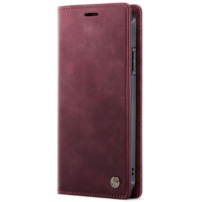 „CaseMe“ MagSafe Leather 2-in-1 Flip Case - burgundy (iPhone 11)