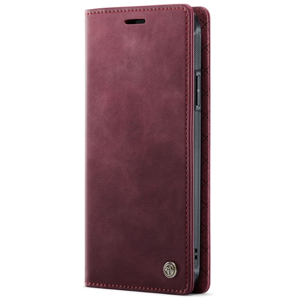 „CaseMe“ MagSafe Leather 2-in-1 Flip Case - burgundy (iPhone 11)