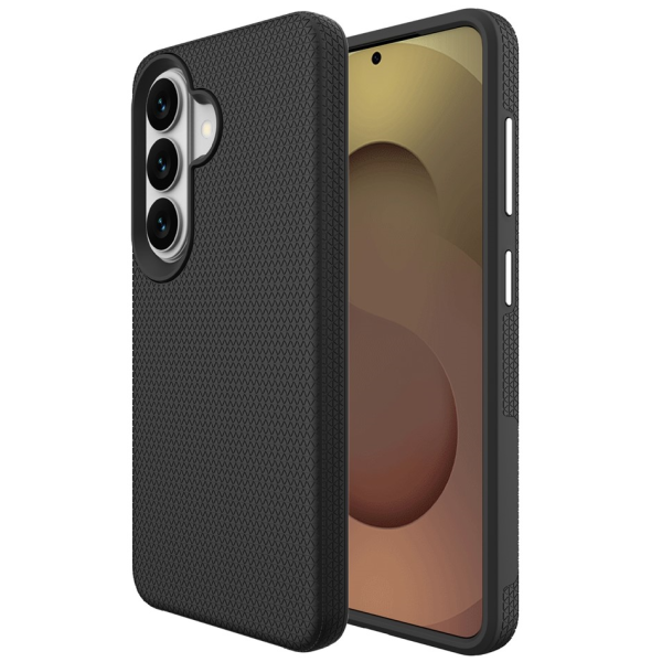 „TUKU“ Shockproof Magsafe hard silicone case - black (Galaxy S24+ / S25+)