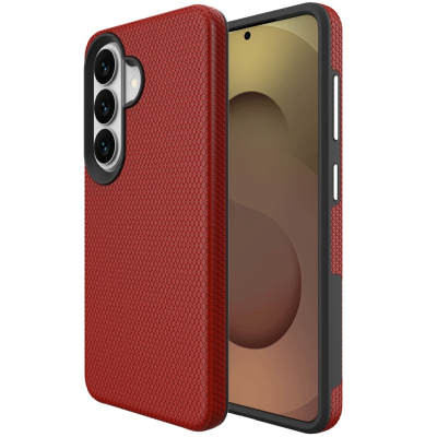 „TUKU“ Shockproof Magsafe hard silicone case - Red (Galaxy S24+ / S25+)
