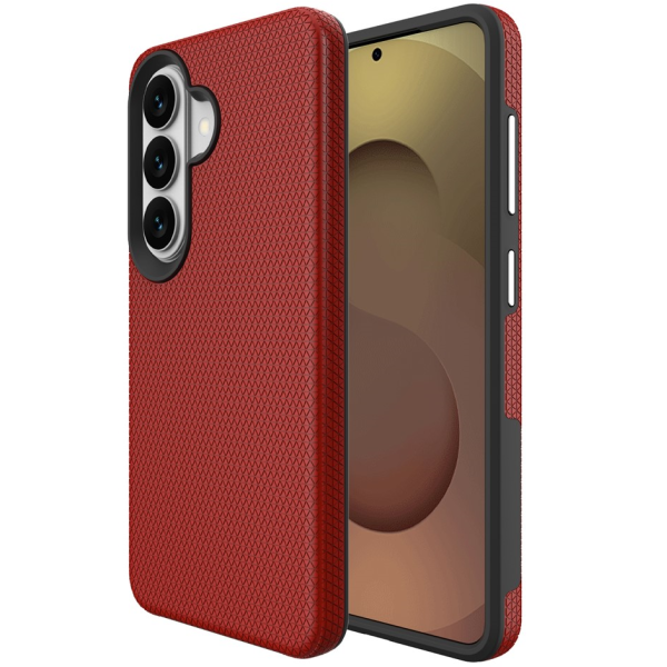 „TUKU“ Shockproof Magsafe hard silicone case - Red (Galaxy S24+ / S25+)