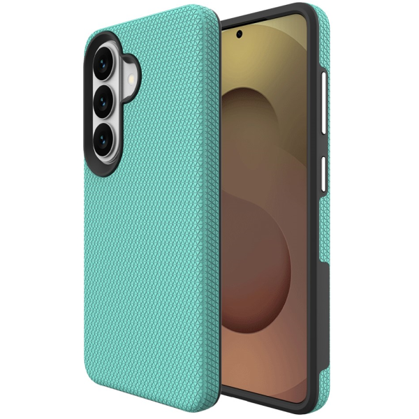 „TUKU“ Shockproof Magsafe hard silicone case - Green (Galaxy S24+ / S25+)