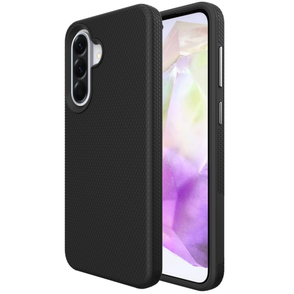 „TUKU“ Shockproof Magsafe hard silicone case - black (Galaxy A37 / A36 / A56)