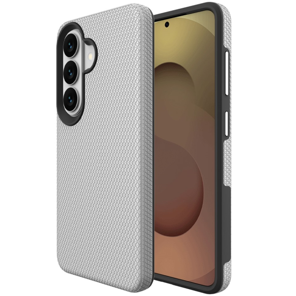 „TUKU“ Shockproof Magsafe hard silicone case - silver (Galaxy S24+ / S25+)
