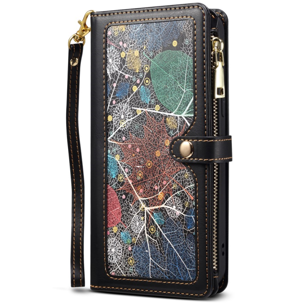 "ESEBLE" Solid Case with Detachable Wallet - Black (iPhone 16 Plus)