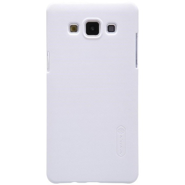 „Nillkin“ Frosted Shield dėklas - baltas + apsauginė ekrano plėvelė (Galaxy A5 2015)