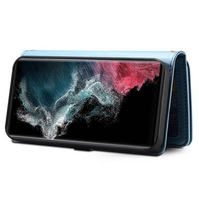 "ESEBLE" Solid Case with Detachable Wallet - Blue (Galaxy S24 Ultra)