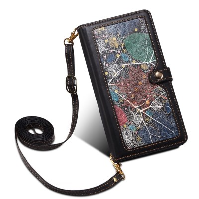 "ESEBLE" Solid Case with Detachable Wallet - Black (iPhone 15 Plus)