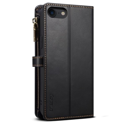 "ESEBLE" Solid Case with Detachable Wallet - Black (iPhone 6 / 7 / 8 / SE 2020 / SE 2022)