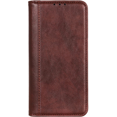 „Binfen“ Solid Flip Book Case - Brown (Pixel 10 Pro / 10 / 9 Pro / 9)