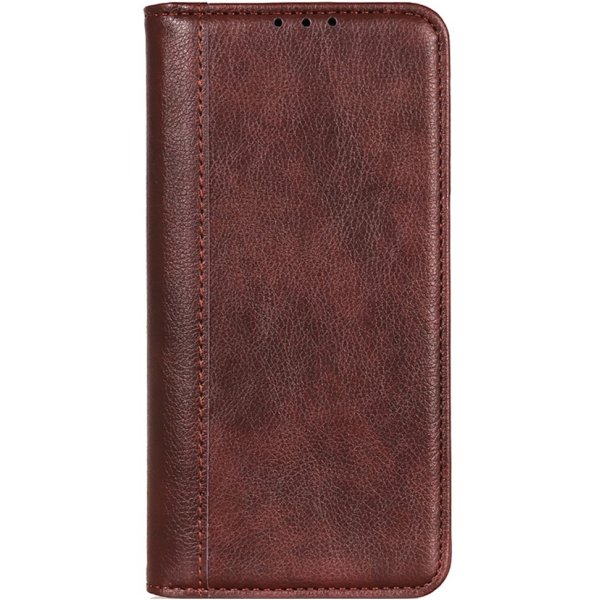 „Binfen“ Solid Flip Book Case - Brown (Pixel 10 Pro / 10 / 9 Pro / 9)