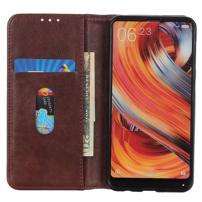 „Binfen“ Solid Flip Book Case - Brown (Pixel 10 Pro / 10 / 9 Pro / 9)