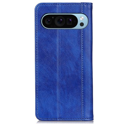 „Binfen“ Solid Flip Book Case - Blue (Pixel 10 Pro / 10 / 9 Pro / 9)