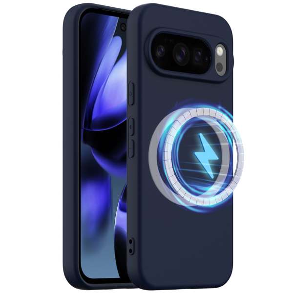 "Shell" MagSafe Hard Silicone (TPU) Case Cover - dark blue (Pixel 10 / 10 Pro)