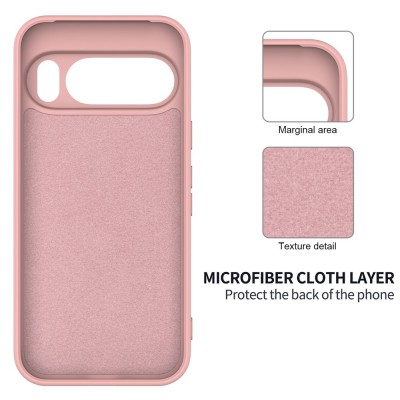 „Shell“ hard silicone (TPU) case - pink (Pixel 10 / 10 Pro)