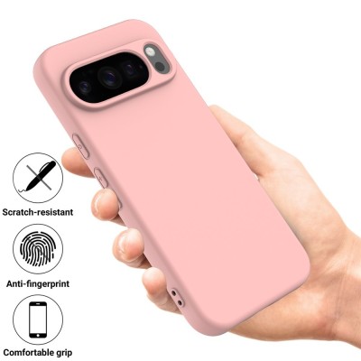 „Shell“ hard silicone (TPU) case - pink (Pixel 10 / 10 Pro)