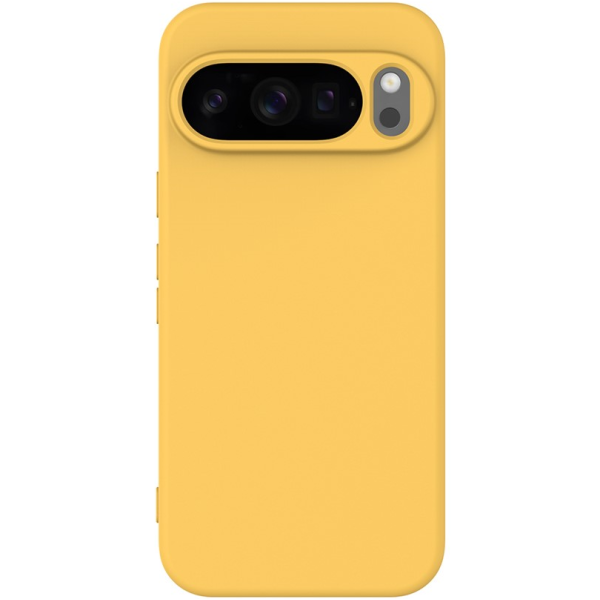 "Shell" hard silicone (TPU) case - yellow (Pixel 10 / 10 Pro)