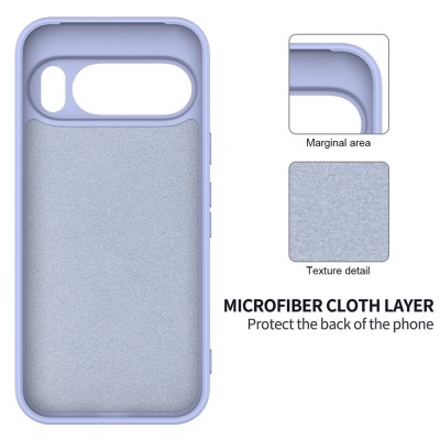"Shell" hard silicone (TPU) case - purple (Pixel 10 / 10 Pro)