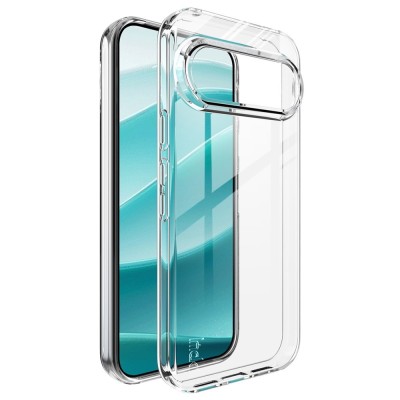 "IMAK" UX-10 hard silicone (TPU) case - transparent (Pixel 10 / 10 Pro)