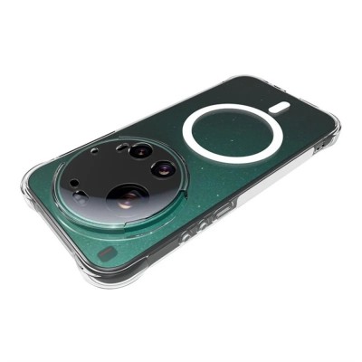 "WANLONFENG" Candy MagSafe Hard Silicone (TPU) Case - transparent (Xiaomi 17 Ultra)