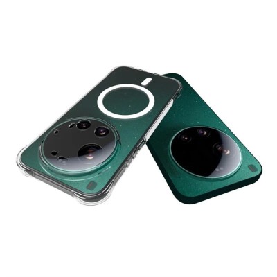 "WANLONFENG" Candy MagSafe Hard Silicone (TPU) Case - transparent (Xiaomi 17 Ultra)