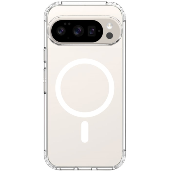 "Tubi" MagSafe Hard Silicone (TPU) Case - Clear (Pixel 10 Pro / 10 / 9 Pro / 9)