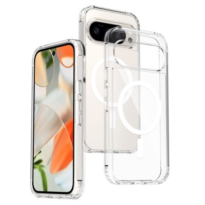 "Tubi" MagSafe Hard Silicone (TPU) Case - Clear (Pixel 10 Pro / 10 / 9 Pro / 9)