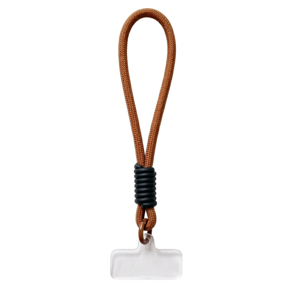 „Style F“ lanyard (pendant) for phone – light brown