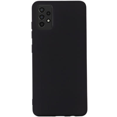 "Shell" hard silicone (TPU) case - black (Galaxy A52 / A52s)