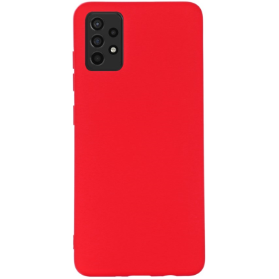 "Shell" hard silicone (TPU) case - Red (Galaxy A52 / A52s)