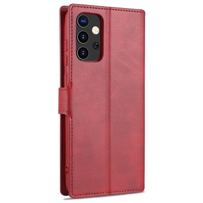 "AZNS" Retro flip book case - Red (Galaxy A52 / A52s)