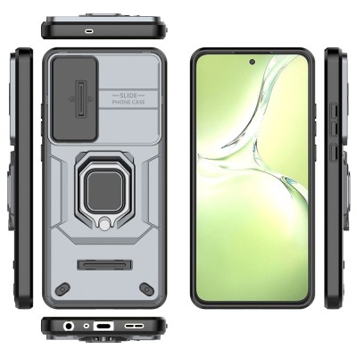 "Mozhi" Kickstand enhanced protection case - black (OnePlus Nord CE4 Lite 5G)