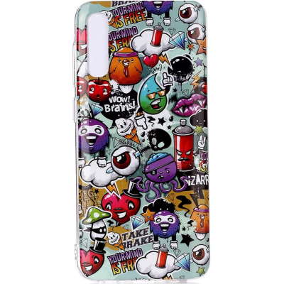 "Street Art" hard silicone (TPU) case - Colorful (P20)