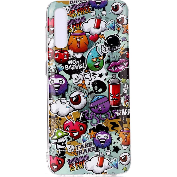 "Street Art" hard silicone (TPU) case - Colorful (P20)