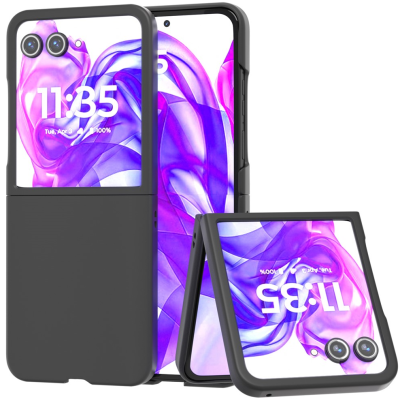 "ABEEL" hard silicone (TPU) case - black (Motorola Razr 70+ / Razr 50 Ultra)