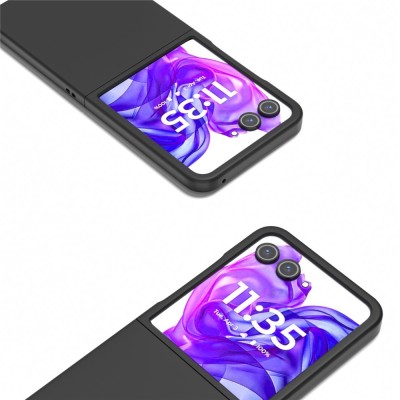 "ABEEL" hard silicone (TPU) case - black (Motorola Razr 70+ / Razr 50 Ultra)